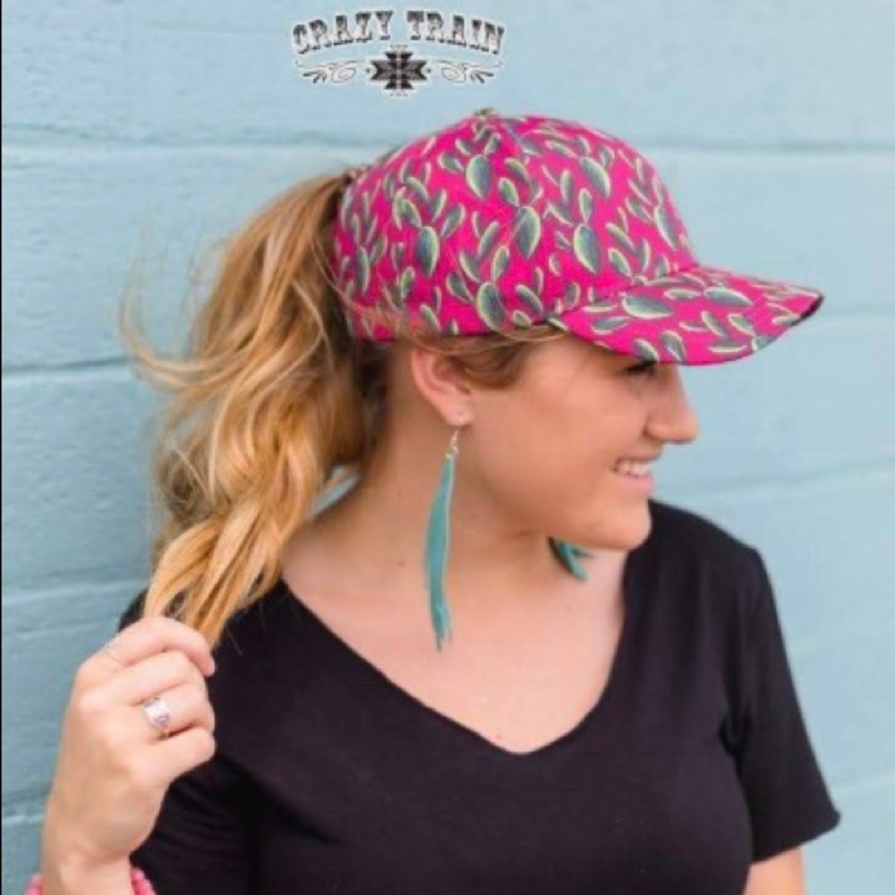 Crazy Train Ponytail Cactus Hat